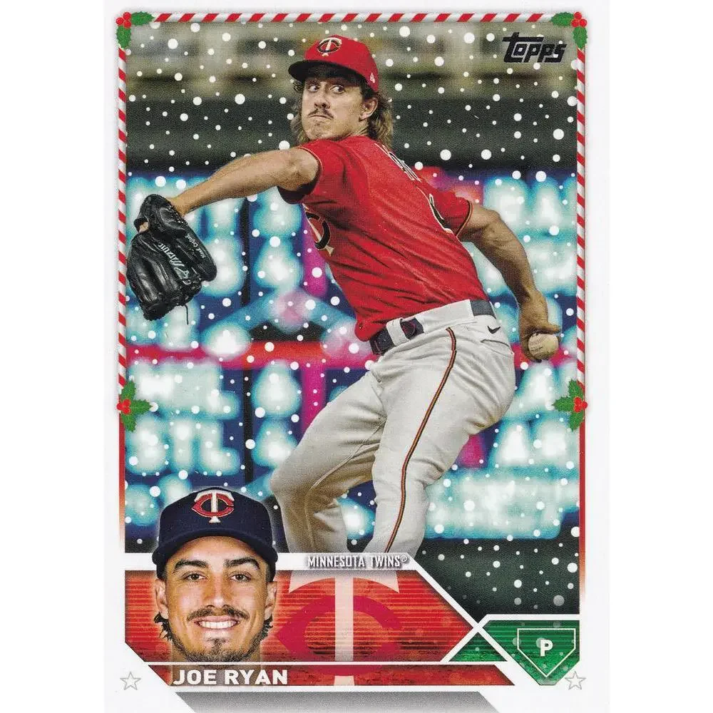2023 Topps Holiday Joe Ryan H173 Minnesota Twins